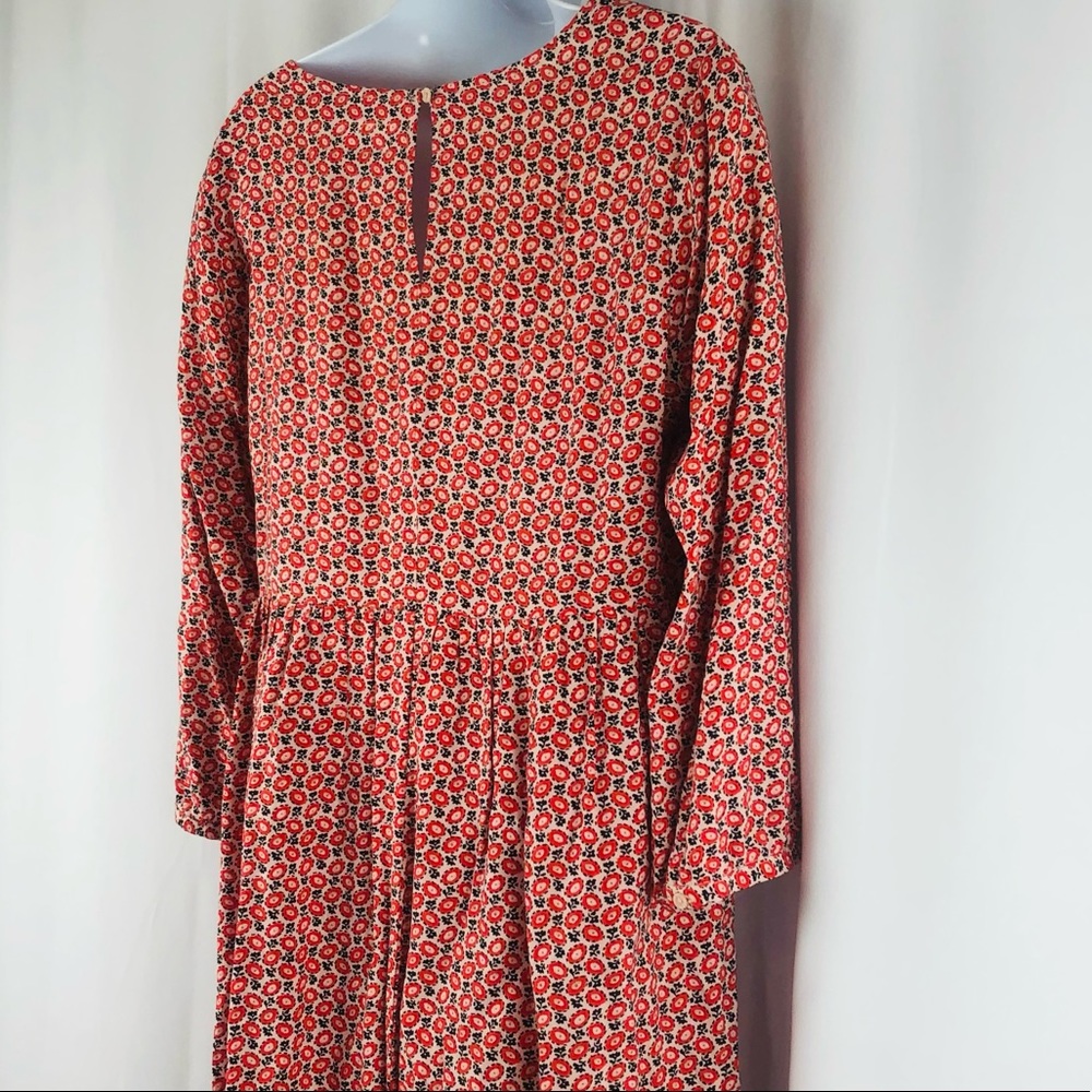 Old Navy Rayon floral high waisted long sleeve mini dress MP & S - Picture 8 of 16